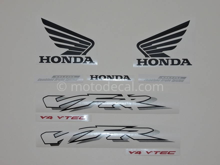 Honda vfr800 vtec decals