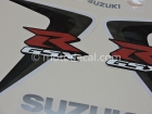 SUZUKI GSX-R 600 2006 BLACK GREY DECAL KIT