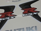 SUZUKI GSX-R 600 2006 BLACK GREY DECAL KIT
