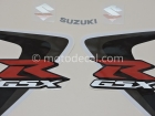 SUZUKI GSX-R 600 2006 BLACK GREY DECAL KIT