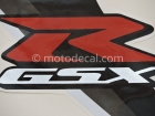 SUZUKI GSX-R 600 2006 BLACK GREY DECAL KIT