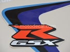 SUZUKI GSX-R 600 2006 BLUE WHITE DECAL KIT