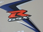SUZUKI GSX-R 600 2007 BLUE BLACK DECAL KIT