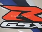 SUZUKI GSX-R 600 2007 BLUE BLACK DECAL KIT