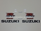SUZUKI GSX-R 600 2006 BLACK DECAL KIT