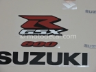 SUZUKI GSX-R 600 2006 BLACK DECAL KIT