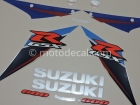 SUZUKI GSX-R 600 2007 BLUE WHITE DECAL KIT