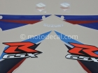 SUZUKI GSX-R 600 2007 BLUE WHITE DECAL KIT