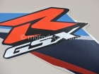 SUZUKI GSX-R 600 2007 BLUE WHITE DECAL KIT