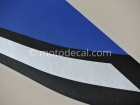 SUZUKI GSX-R 600 2009 BLUE WHITE DECAL KIT