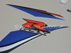 SUZUKI GSX-R 600 2009 BLUE WHITE DECAL KIT