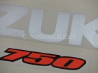 SUZUKI GSX-R 750 2006 BLUE WHITE DECAL KIT