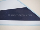 SUZUKI GSX-R 750 2007 BLUE WHITE DECAL KIT