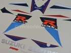 SUZUKI GSX-R 750 2007 BLUE WHITE DECAL KIT