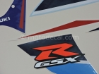 SUZUKI GSX-R 750 2007 BLUE WHITE DECAL KIT