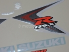SUZUKI GSX-R 750 2008 BLUE WHITE DECAL KIT
