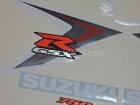 SUZUKI GSX-R 750 2008 BLUE WHITE DECAL KIT