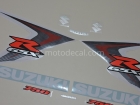 SUZUKI GSX-R 750 2008 BLUE WHITE DECAL KIT