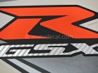 SUZUKI GSX-R 750 2009 BLUE WHITE DECAL KIT
