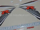 SUZUKI GSX-R 750 2009 BLUE WHITE DECAL KIT