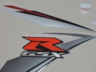 SUZUKI GSX-R 750 2009 BLUE WHITE DECAL KIT