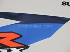 SUZUKI GSX-R 750 2010 WHITE BLUE DECAL KIT