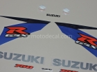 SUZUKI GSX-R 750 2010 WHITE BLUE DECAL KIT