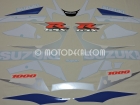 SUZUKI GSX-R 1000 2001 BLUE WHITE DECAL KIT