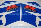 SUZUKI GSX-R 1000 2003 BLUE WHITE DECAL KIT