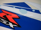 SUZUKI GSX-R 1000 2003 BLUE WHITE DECAL KIT