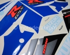 SUZUKI GSX-R 1000 2003 BLUE WHITE DECAL KIT