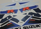 SUZUKI GSX-R 1000 2004 BLUE WHITE DECAL KIT