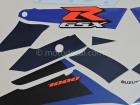 SUZUKI GSX-R 1000 2004 BLUE WHITE DECAL KIT