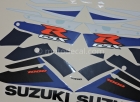 SUZUKI GSX-R 1000 2004 BLUE WHITE DECAL KIT