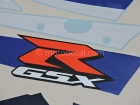 SUZUKI GSX-R 1000 2004 BLUE WHITE DECAL KIT