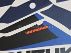 SUZUKI GSX-R 1000 2004 BLUE WHITE DECAL KIT