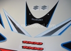 SUZUKI GSX-R 1000 2006 BLUE WHITE DECAL KIT