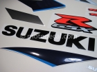 SUZUKI GSX-R 1000 2006 BLUE WHITE DECAL KIT