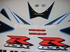 SUZUKI GSX-R 1000 2006 BLUE WHITE DECAL KIT