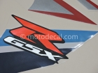 SUZUKI GSX-R 1000 2007 BLUE WHITE DECAL KIT