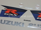 SUZUKI GSX-R 1000 2010 WHITE DECAL KIT