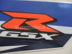 Suzuki GSX-R 1000 2011 BLUE WHITE DECAL KIT