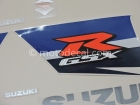 Suzuki GSX-R 1000 2011 BLUE WHITE DECAL KIT