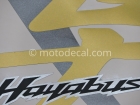 SUZUKI GSX 1300R HAYABUSA  2008 BLACK DECAL KIT
