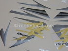 SUZUKI GSX 1300R HAYABUSA  2008 BLACK DECAL KIT