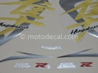 SUZUKI GSX 1300R HAYABUSA  2008 BLACK DECAL KIT