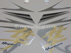 SUZUKI GSX 1300R HAYABUSA 2009 BLACK DECAL KIT