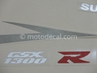 SUZUKI GSX 1300R HAYABUSA 2009 BLACK DECAL KIT