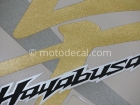 SUZUKI GSX 1300R HAYABUSA 2009 BLACK DECAL KIT