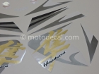 SUZUKI GSX 1300R HAYABUSA 2009 BLACK DECAL KIT